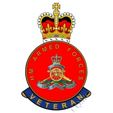 Royal Artillery HM Armed Forces Veterans Sticker